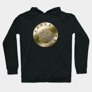 Newfoundland Dog Newfie Coin Currency Crypto Funny Humor Hoodie